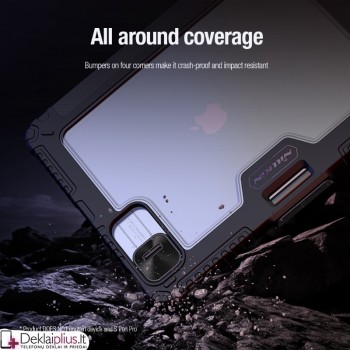 Nillkin Bumper Leather dėklas su papildoma apsauga kamerai (Apple Ipad Pro 11 (2024-2025) Nillkin Bumper Leather dėklas su papildoma apsauga kamerai (Apple Ipad Pro 11 (2024-2025)